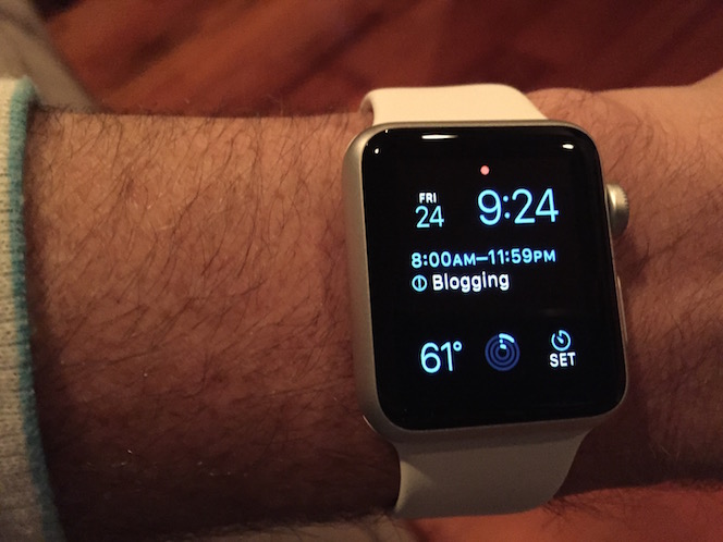 First day with Apple Watch